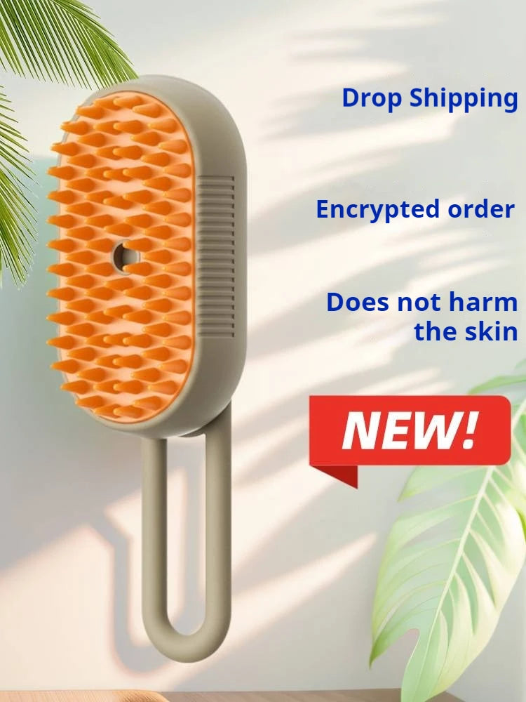 Brosse de toilettage à pulvérisation intelligente pour chiens et chats