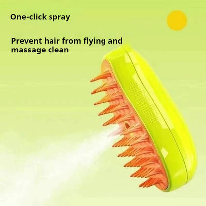 Brosse de toilettage à pulvérisation intelligente pour chiens et chats
