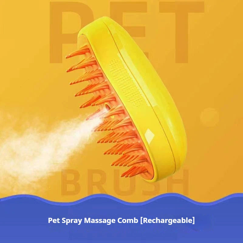 Brosse de toilettage à pulvérisation intelligente pour chiens et chats