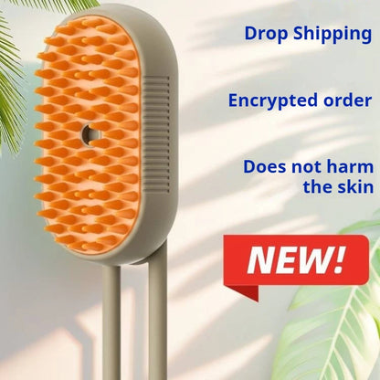 Brosse de toilettage à pulvérisation intelligente pour chiens et chats