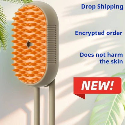 Brosse de toilettage à pulvérisation intelligente pour chiens et chats