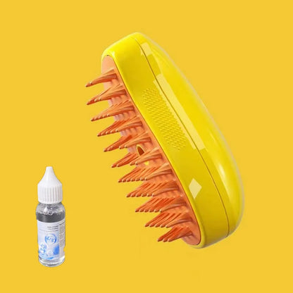 Brosse de toilettage à pulvérisation intelligente pour chiens et chats