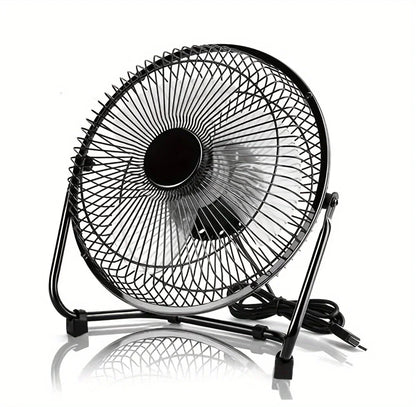 Ventilateur de bureau alimenté par USB 4/6/8 pouces 2 vitesses réglables 4 pales 360 °   Ventilateur électrique portatif de rotation pour l'ordinateur de bureau à domicile