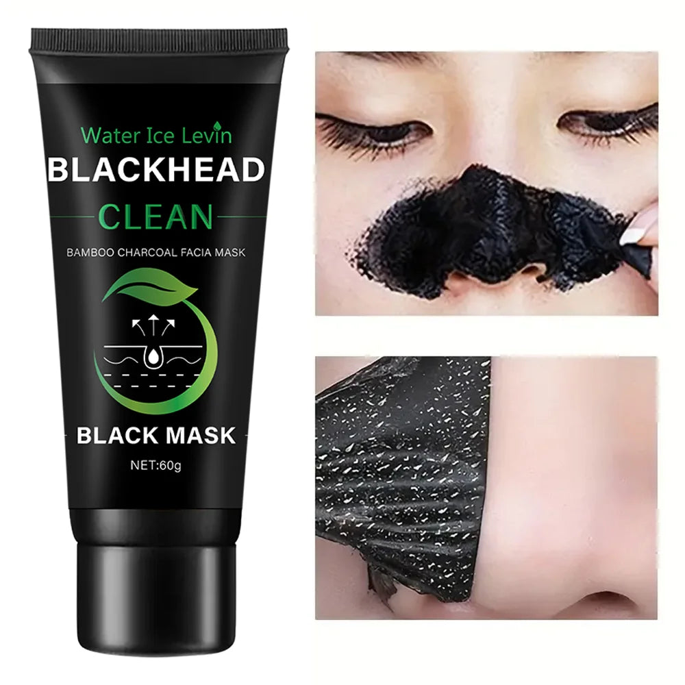 Masque en Fibre de Charbon de Bambou pour Éliminer les Points Noirs, Accessoire de Nettoyage en Profondeur, Traitement Exquis