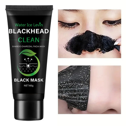 Masque en Fibre de Charbon de Bambou pour Éliminer les Points Noirs, Accessoire de Nettoyage en Profondeur, Traitement Exquis