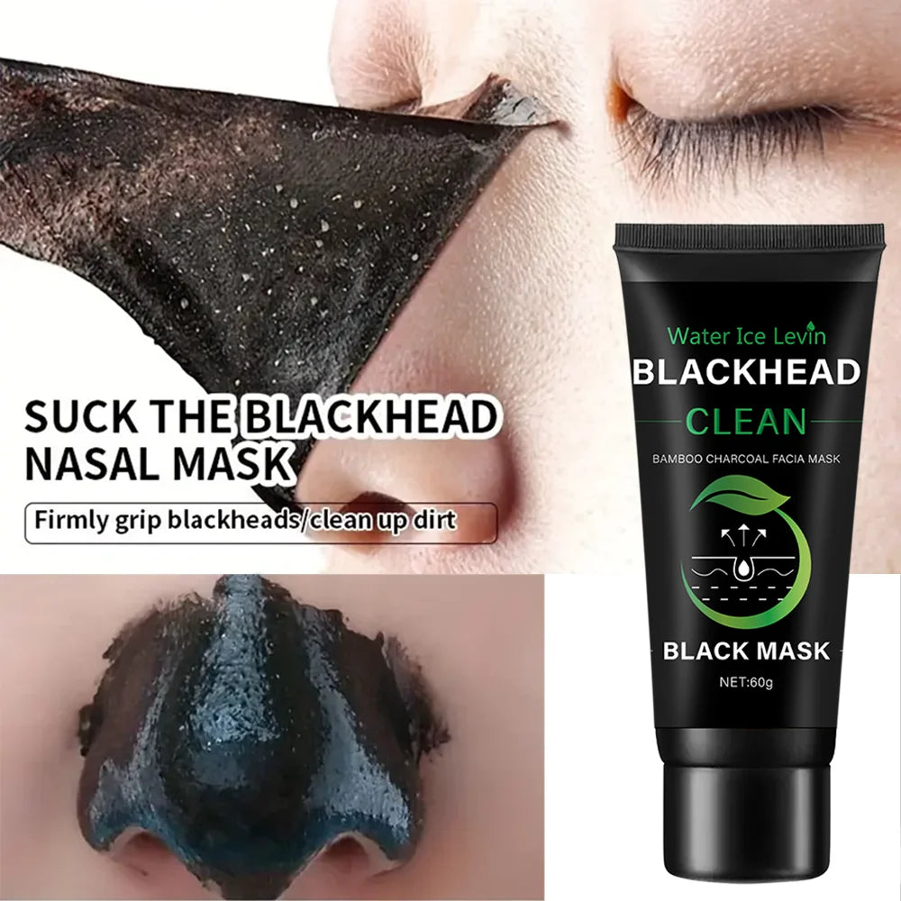 Masque en Fibre de Charbon de Bambou pour Éliminer les Points Noirs, Accessoire de Nettoyage en Profondeur, Traitement Exquis