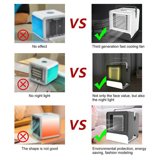 Mini climatiseur ventilateur USB à ions négatifs