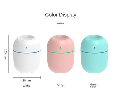 Mini Humidificateur d’Air Ultrasonique Portable & Diffuseur d’Huiles