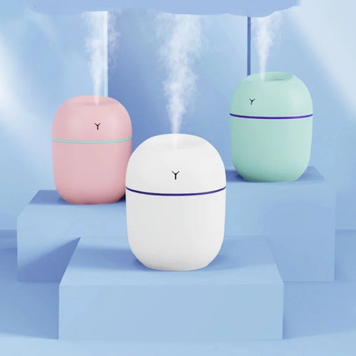 Mini Humidificateur d’Air Ultrasonique Portable & Diffuseur d’Huiles