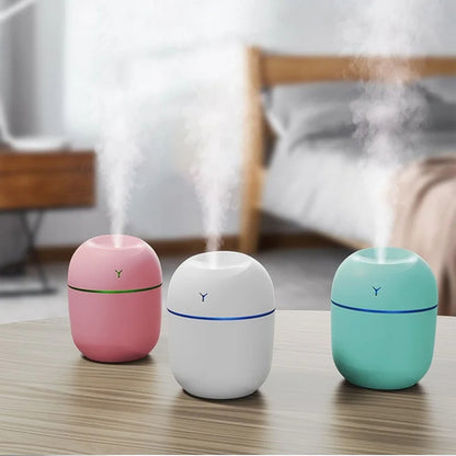 Mini Humidificateur d’Air Ultrasonique Portable & Diffuseur d’Huiles